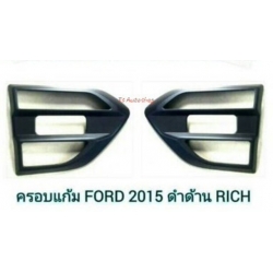 ครอบแก้ม ครอบ side vent ดำด้าน matte ใส่ ฟอร์ด เรนเจอร์ All New Ford Ranger 2012 - 2015  V.1